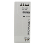 Phoenix Contact UNO-PS/1AC/15DC/ 55W Switch Mode DIN Rail Power Supply, 85 → 264V ac ac Input, 15V dc dc Output,