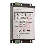 SolaHD SCP DIN Rail Power Supply, 85 → 264V ac ac, dc Input, 24V dc dc Output, 1.3A Output, 30W