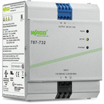 Wago 787 Switch Mode DIN Rail Power Supply, 90 → 264 V ac, 90 → 373 V dc ac, dc Input, 24V dc dc Output,