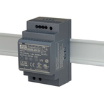 D-Link HDR-60 DIN Rail Power Supply, 85 → 264 and 120 → 370V ac, dc Input, 24V dc Output, 2.5A Output, 60W