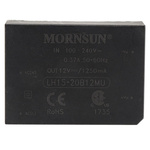 RS PRO Switching Power Supply, 12V dc, 1.25A, 15W, 1 Output, 264 V ac, 370 V dc Input Voltage