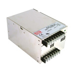 MEAN WELL Switching Power Supply, PSP-600-13.5, 13.5V dc, 44.5A, 600.7W, 1 Output, 124 → 370 V dc, 88 →