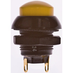 Otto Single Pole Double Throw (SPDT) Momentary Push Button Switch, IP68, Panel Mount, 28V dc