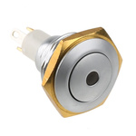 ITW 57 Single Pole Single Throw (SPST) Momentary Green LED Miniature Push Button Switch, IP67, 16.1mm, Panel Mount,