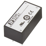 XP Power Switching Power Supply, EML15US48-E, 48V dc, 320mA, 15W, 1 Output, 120 → 370 V dc, 85 → 264 V ac