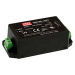 MEAN WELL Switching Power Supply, IRM-60-15ST, 15V dc, 4A, 60W, 1 Output, 85 → 264V ac Input Voltage