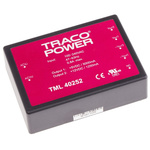 TRACOPOWER Switching Power Supply, TML 40252, 5 V dc, 12 V dc, 1.25A, 40W, Dual Output, 100 → 375 V dc, 90