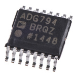 Analog Devices ADG794BRQZ Multiplexer Quad 2:1 3.3 V, 5 V, 16-Pin QSOP