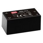 MEAN WELL Switching Power Supply, IRM-15-5, 5V dc, 3A, 15W, 1 Output, 120 → 370 V dc, 85 → 264 V ac Input