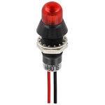 Sloan Red Indicator, Lead Wires Termination, 5 → 28 V dc, 8.2mm Mounting Hole Size, IP68