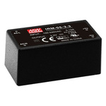 MEAN WELL Switching Power Supply, IRM-05-3.3, 3.3V dc, 1.25A, 4.1W, 1 Output, 120 → 370 V dc, 85 → 264 V