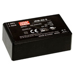 MEAN WELL Switching Power Supply, IRM-60-5, 5V dc, 10A, 50W, 1 Output, 85 → 264V ac Input Voltage