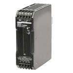 Omron Switching Power Supply, S8VK-T12024-400, 24V dc, 5A, 120W, 480V ac Input Voltage