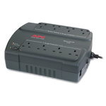 APC 230V Input Wall Mount Uninterruptible Power Supply, 400VA (240W), Back-UPS ES