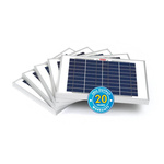 RS PRO 10W Polycrystalline solar panel