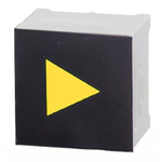 Capacitive Touch Switch ,Illuminated, Yellow