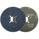 RS PRO Ceramic, 115mm, P120 Grit, 25 in pack
