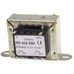 RS PRO 12VA 2 Output Chassis Mounting Transformer, 20V ac