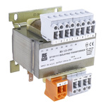 RS PRO 100VA DIN Rail Transformer, 208V ac Primary, 2 x 115V Secondary