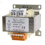 RS PRO 160VA DIN Rail Transformer, 230 → 400V ac Primary, 2 x 115V ac Secondary
