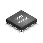 Bridgetek FT905L-C-T, 32bit FT32 Microcontroller, FT90, 100MHz, 256 kB Flash, 80-Pin LQFP