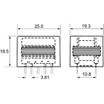 Through Hole Audio Transformer
