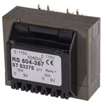 RS PRO 9V ac 2 Output Through Hole PCB Transformer, 6VA