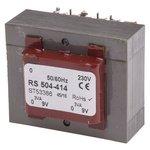 RS PRO 9V ac 2 Output Through Hole PCB Transformer, 6VA