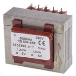 RS PRO 6V ac 2 Output Through Hole PCB Transformer, 3VA
