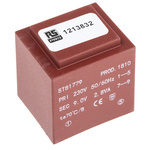 RS PRO 1 x 9V ac 1 Output PCB Mount PCB Transformer, 2.8VA