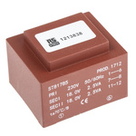RS PRO 2 x 18V ac 2 Output PCB Mount PCB Transformer, 5VA
