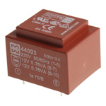 Myrra 12V ac 2 Output Through Hole PCB Transformer, 1.5VA