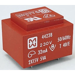Myrra 18V ac 2 Output Through Hole PCB Transformer, 5VA