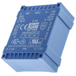 Block 18V ac 2 Output Through Hole PCB Transformer, 6VA