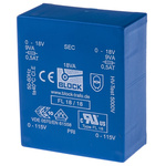 Block 18V ac 2 Output Through Hole PCB Transformer, 18VA