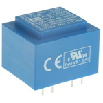 Block 9V ac 2 Output Through Hole PCB Transformer, 1.5VA