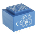 Block 15V ac 2 Output Through Hole PCB Transformer, 1.5VA