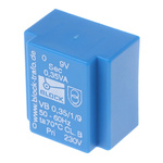 Block 9V ac 1 Output Through Hole PCB Transformer, 0.35VA
