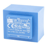 Block 15V ac 1 Output Through Hole PCB Transformer, 3.2VA
