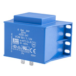 Block 24V ac 1 Output Through Hole PCB Transformer, 50VA