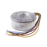 RS PRO 2 x 115V ac, 2 x 12V ac Toroidal Transformer, 100VA 2 Output, IEC 61558-2-6