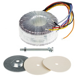RS PRO 2 x 115V ac, 2 x 24V ac Toroidal Transformer, 120VA, IEC 61558-2-6