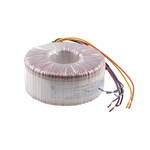 RS PRO 2 x 115V ac, 2 x 24V ac Toroidal Transformer, 250VA 2 Output, IEC 61558-2-6