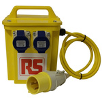 RS PRO 3.3kVA Site Transformer, 110V Primary, 230V Secondary, 2 x 16A O/P
