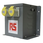 RS PRO 3.3kVA Site Transformer, 230V ac Primary, 110 (55V Secondary, 2 x 16A O/P