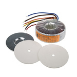 Nuvotem Talema 230V ac, 2 x 12V ac Toroidal Transformer, 160VA 2 Output