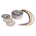 RS PRO 115 V ac, 230 V ac, 2 x 12V ac Toroidal Transformer, 50VA 2 Output, IEC 61558-2-6
