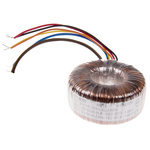 RS PRO 230V ac, 2 x 55V ac Toroidal Transformer, 120VA 2 Output