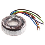 RS PRO 115 V ac, 230 V ac, 2 x 25V ac Toroidal Transformer, 80VA 2 Output