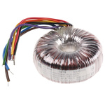 RS PRO 115 V ac, 230 V ac, 2 x 12V ac Toroidal Transformer, 160VA 2 Output